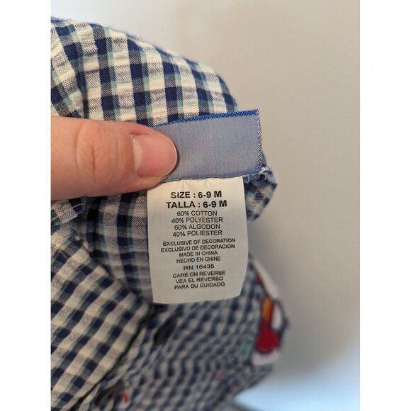 Vintage Cradle Togs 6-9 Month Embroidery Little Fireman Shortalls - Picture 8 of 8